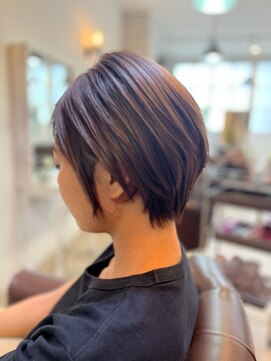 クッキー ヘアーアンドメイク(COOKIE Hair&Make) 【COOKIE】グレージュ×ショートレイヤー