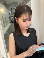 リト(riTo)&nbsp;20代暗めカラーデザインカラーロングオリーブグレージュベージュ