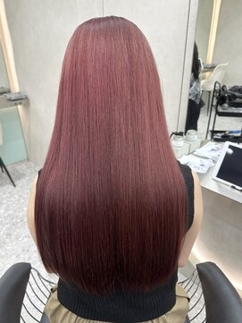 ロンド レア 天神大名店(Lond Le’a) ダブルカラーピンクベージュベージュカラーケアブリーチレイヤー