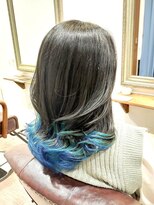 ヘアー グリーン(hair green)&nbsp;30代40代50代/グラデーションカラー/レイヤーボブ