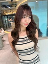 ロンドメリア 天神大名店(Lond Melia) デザインカラー/レイヤーカット/ウェットヘア/オリーブベージュ