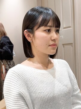 ロンド ブランシュ 錦糸町北口(Lond blanche) 前髪アンブレラカラーこなれミディイメチェンウェーブパーマ