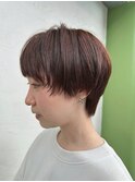 マッシュショート/レッドオレンジ