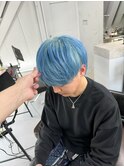 ボブルフ/ネビージュ/小顔/ワンレン/スモーキーアッシュ[渋谷駅]