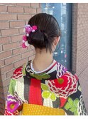 卒業式ヘアセット