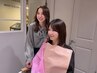 パーソナルカラー診断付【梅本ゆき指名限定】カット+カラー+水素Tr￥11000