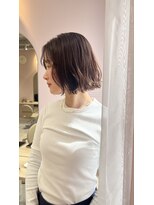 フィーカ(fika)&nbsp;ゆるふわボブ×シアーベージュカラー