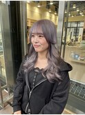 透明感シルバーラベンダー/ラベンダーグレージュ