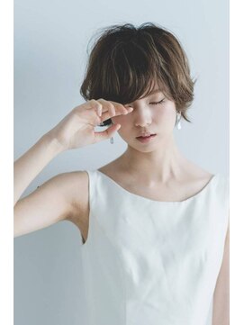 アズヘアー ラペ 三日市店(A'z hair LAPAIX) 丸みと品を兼ねた大人可愛いショートボブ
