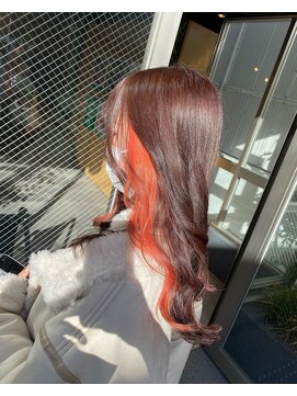 リエコー(RE'ECHO) オレンジインナーカラー