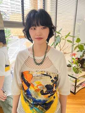 ツナグ(tsunagu) short wolf perm