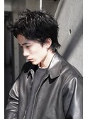 モテる黒髪ネープレスショート束感モテ髪ワックスなしマッシュ