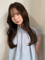 アンニュ(annuy)&nbsp;透明感カラー レイヤーカット 韓国風巻き ロングレイヤー 美髪