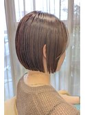 櫛でとかすだけ◎簡単スタイリングボブ