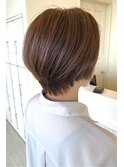 【富谷】明るめベージュカラーで叶う大人ショート