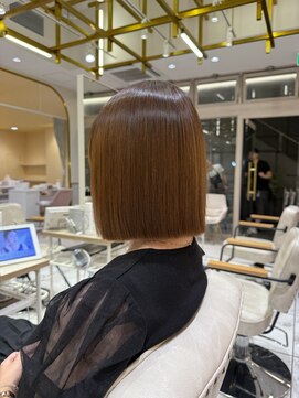 ゼスト フィーノ(ZEST fino) 【橋本姫奈】酸性ストレート×ぱつっとボブ