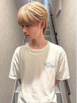 ヨハク メンズ 大阪梅田中崎町(yohaku メンズ) <63>メンズカット×ブリーチ♪ツイストパーマ・学割U24も人気