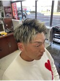 ツーブロアップバング
