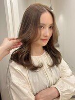 ラヴィズム 長岡店(LUVISM) 韓国/顔周りレイヤー/ダブルカラー/ベージュ/前髪新潟長岡宮関