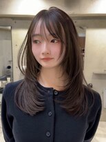 ヨロ 渋谷(YOLO) 韓国ヘアーハッシュカットレイヤーカットハイライトカラー