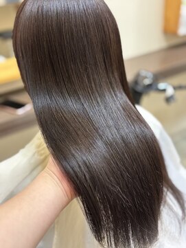 ヘアープレイス アペーゴ(hair place apego) 艶カラー×髪質改善