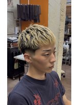 オアゾバーバー(OAZO BARBER)&nbsp;ダウンバングショート×ローフェード