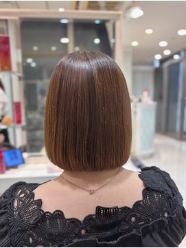 アッシュ 池袋店(Ash) ボブ×縮毛矯正でまとまりを