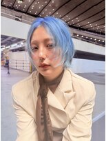ダブ ダイカンヤマ(DaB DAIKANYAMA)&nbsp;ショートボブ/水色/ペールブルー