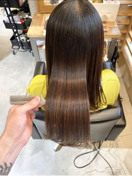 ワークス 下北沢(WORKS) 髪質改善!艶髪トリートメント配合Mストレート