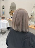 ミルクティー アンブレラ デザイン ボブ ブリーチ 三宮