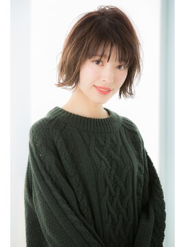 ユーフォリア 銀座(Euphoria) 毛先のハネ感がおしゃれ♪無造作ボブ☆