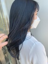 エアー 青山(AIR) 20代30代人気！暗めのオシャレ！ブルーブラック☆stylist諸見里