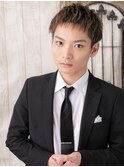 アップバング＆メッシュカラーのモテサマーカットI
