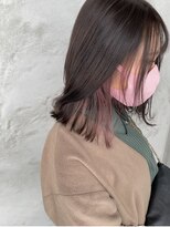 リベルタ(LIBERTA)&nbsp;20代30代にオススメインナーカラー☆チラッとピンク