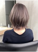 【GEEKS渋谷】スモーキーグレージュ/透明感/ネオウルフ/20代30代