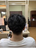 メンズ×ゆるパーマ