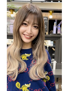ヴァイス 渋谷店(VAICE) シールエクステ/ロングヘア[渋谷/バレイヤージュ/前髪カット］