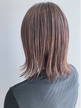 シー(The She's) 【ハイライト】ワンレンロブ×ミルクティーブラウン