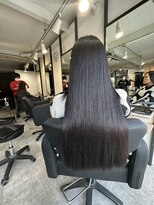 ラフ 難波店(LAFF)&nbsp;#黒髪#ボブルフ#ネビージュ#小顔#ワンレン