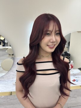 シェノン サントル(CHAINON CENTRE) 前髪/マチルダボブ/ピンクベージュ/インナーグレージュ