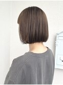 ハイトーンミニボブ☆ミルクティーベージュ