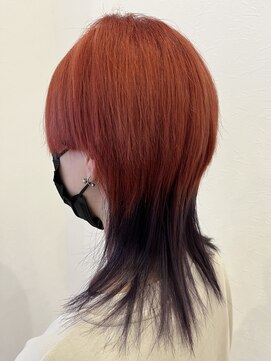 アオ 甲府本店(AO) 《AO hair》レッド×ディープパープル