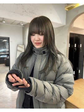 ローレン(LOREN) グレージュカラーミルクティーカラーインナーカラーダブルカラー