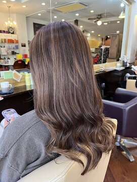 シャンプーボーイアネックス(SHAMPOO BOY Annex) ハイライトベージュカラー