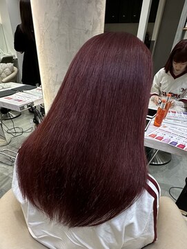 ロンドネートゥル 新潟(Lond naitre) 新潟／万代　　髪質改善艶髪☆レットカラー