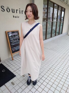 スーリール 箱崎店(Sourire) 遊ばせボブ☆