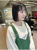 切りっぱなし_タッセルボブ_ミニボブ