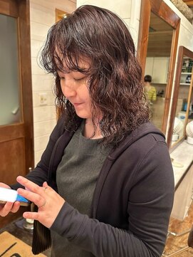 ラレイ(Lalei) 【白岩】レイヤー×スパイラルパーマ/ボブ/パーマ