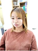 シルバー酸性縮毛矯正（癖毛金髪ブリーチ毛の為の酸性縮毛矯正）