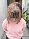 〈atsuno〉ピンクベージュとブラウン